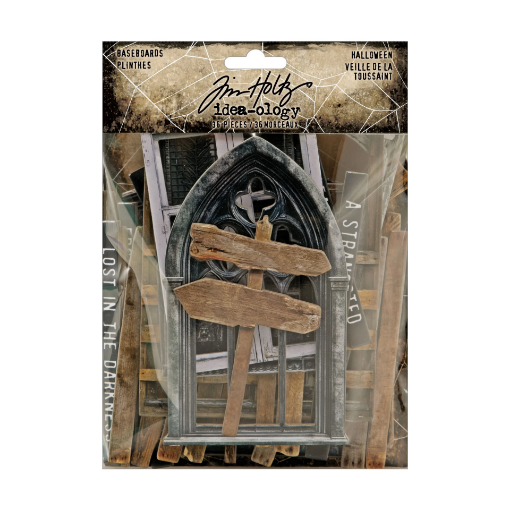 Picture of Tim Holtz Idea-Ology Διακοσμητικά Chipboard Baseboards - Halloween, 36 τεμ.