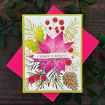 Picture of Spellbinders Glimmer Hot Foil Plate and Stencil Bundle - Σετ: Μήτρα Χρυσοτυπίας και Στένσιλ - Full Bloom Poinsettia, 6τεμ. 
