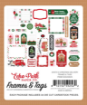 Picture of Echo Park Cardstock Ephemera | Frames & Tags Santa’s Christmas Delivery, 34τεμ.