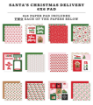 Picture of Echo Park Paper Pad 6"x6" | Μπλοκ Χαρτιών Santa’s Christmas Delivery, 24 Φύλλα
