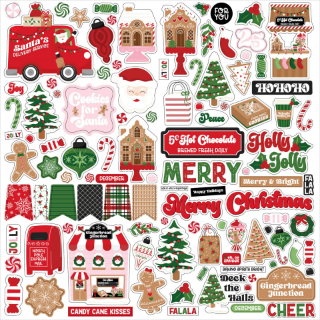 Picture of Echo Park Cardstock Stickers 12"x12" | Αυτοκόλλητα Santa’s Christmas Delivery, 97τεμ.