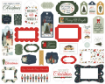 Picture of Carta Bella Διακοσμητικά Cardstock Εφήμερα - Christmas In The City, Frames & Tags, 33τεμ.