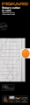 Picture of Fiskars Rotary Cutter & Ruler Combo 6" x 24" Ø45mm - Εργαλείο με Κοπτικό και Χάρακα 2 σε 1
