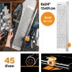 Picture of Fiskars Rotary Cutter & Ruler Combo 6" x 24" Ø45mm - Εργαλείο με Κοπτικό και Χάρακα 2 σε 1