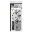 Picture of Tim Holtz Σετ Σφραγίδες & Στένσιλ – Halloween Sketch, 9τεμ. 