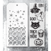 Picture of Stampers Anonymous Tim Holtz Σετ με Σφραγίδες και Στένσιλ - Retro Frights, 8τεμ.  
