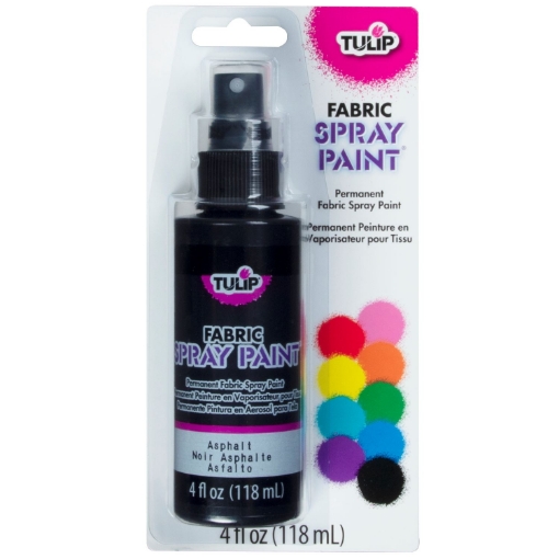 Picture of 🖤 Tulip Fabric Spray Paint 118ml – Asphalt (Ανθρακί)