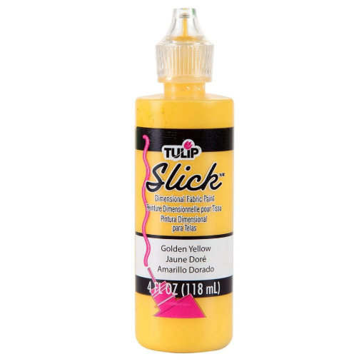 Picture of Tulip Slick 3D Χρώμα Υφάσματος 118ml – Golden Yellow (Γυαλιστερό Dimensional Paint)
