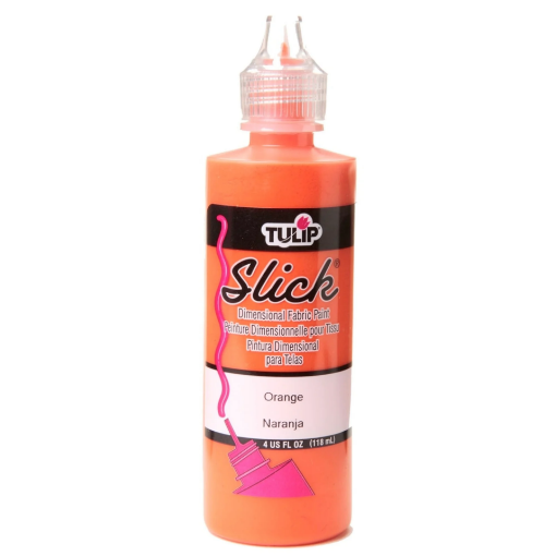 Picture of Tulip Slick 3D Χρώμα Υφάσματος 118ml – Orange (Γυαλιστερό Dimensional Paint)
