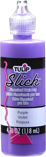 Picture of Tulip Slick 3D Χρώμα Υφάσματος 118ml – Purple (Γυαλιστερό Dimensional Paint)