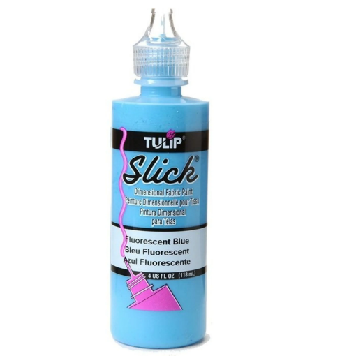 Picture of Tulip Slick 3D Χρώμα Υφάσματος 118ml – Fluorescent Blue (Γυαλιστερό Dimensional Paint)