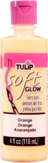 Picture of 🧡 Tulip Glow In The Dark Brush-On Soft Fabric Paint 4oz – Χρώμα Υφάσματος που Φωσφορίζει – Orange (Πορτοκαλί)
