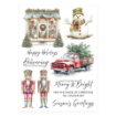 Picture of Spellbinders Holiday Magic Rub-On Sheets – Joyful Wishes, Σετ Φύλλων Μεταφοράς Εικόνας Χριστουγέννων, 2τμχ