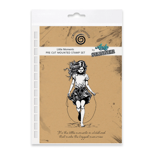 Picture of Andy Skinner Cosmic Shimmer Pre Cut Rubber Stamp Set - Σετ Σφραγίδες Rubber - Little Moments (Pre-Cut με Foam Βάση), 2τεμ.