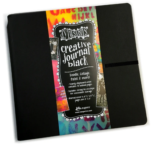 Picture of Ranger Dylusions Creative Journal – Black Square (8"×8") – Art Journal με 48 Μαύρες Σελίδες