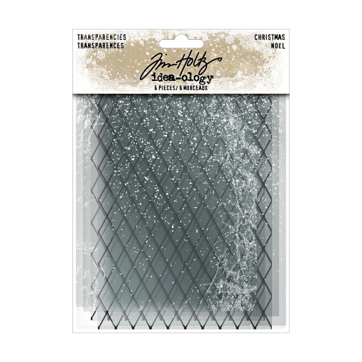 Picture of Tim Holtz Idea-ology – Transparencies Christmas (Διαφανή Φύλλα Acetate Χριστουγέννων, 6 τεμ.)