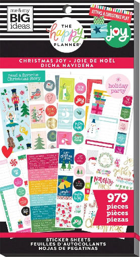 Picture of Happy Planner Sticker Value Pack Μπλοκ με Αυτοκόλλητα - Christmas Joy