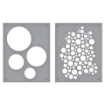 Picture of Spellbinders All About Christmas Layered Stencils – Lots of Circles, Σετ Layered Στένσιλ & Μάσκες, 6τμχ