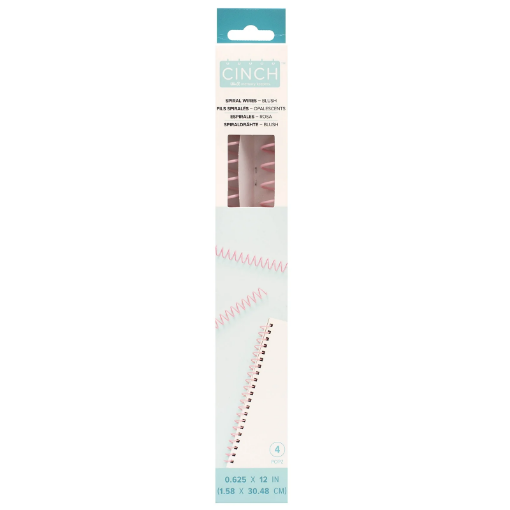 Picture of We R Memory Keepers Cinch Binding Spiral Wire Σπιράλ Βιβλιοδεσίας 1" - Blush, 2τμχ