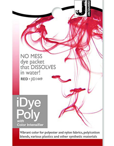 Picture of Jacquard iDye Poly Fabric Dye 14g – Red | Βαφή για Polyester, Nylon & Συνθετικά Υλικά