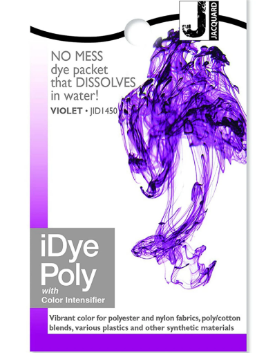 Picture of Jacquard iDye Poly Fabric Dye 14g – Violet | Βαφή για Polyester, Nylon & Συνθετικά Υλικά