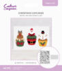 Picture of Crafter’s Companion Σετ Die & Stencil 3-in-1  Christmas Cupcakes, 40 τεμ