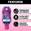 Picture of  Tulip Glow In The Dark Brush-On Soft Fabric Paint 4oz – Χρώμα Υφάσματος που Φωσφορίζει – Pink (Ροζ)