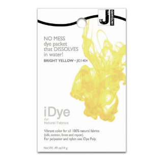 Picture of Jacquard iDye Fabric Dye Βαφή για Φυσικά Υφάσματα 14g – Bright Yellow | Βαφή για Βαμβάκι, Λινό & Μετάξι