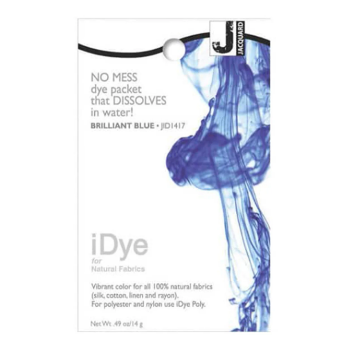 Picture of Jacquard iDye Fabric Dye Βαφή για Φυσικά Υφάσματα 14g – Brilliant Blue | Βαφή για Βαμβάκι, Λινό & Μετάξι
