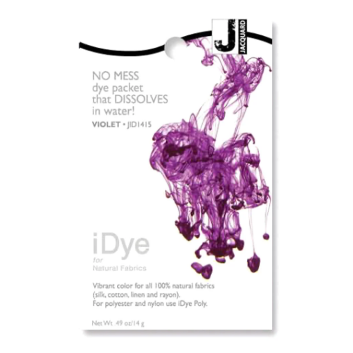 Picture of Jacquard iDye Fabric Dye Βαφή για Φυσικά Υφάσματα 14g – Violet | Βαφή για Βαμβάκι, Λινό & Μετάξι