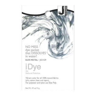 Picture of Jacquard iDye Fabric Dye Βαφή για Φυσικά Υφάσματα 14g – Gun Metal | Βαφή για Βαμβάκι, Λινό & Μετάξι