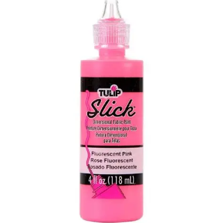 Picture of Tulip Puff (Slick) 3D Χρώμα Υφάσματος | Γυαλιστερό Dimensional Paint 118ml – Fluorescent Pink