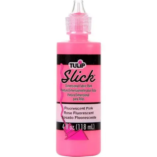 Picture of Tulip Puff (Slick) 3D Χρώμα Υφάσματος | Γυαλιστερό Dimensional Paint 118ml – Fluorescent Pink