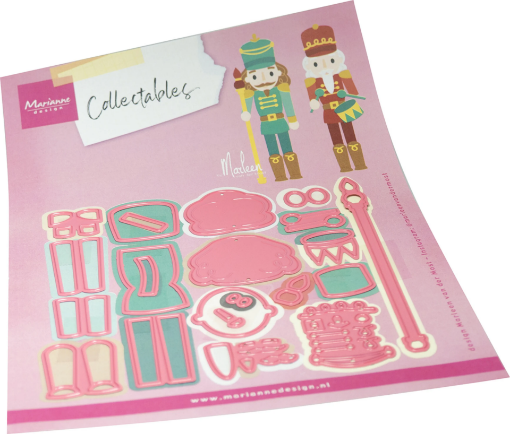 Picture of Marianne Design Collectables Cutting Dies - Σετ Μήτρες Κοπής Nutcrackers by Marleen, 22 τεμ.