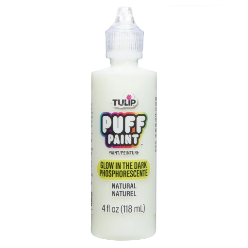 Picture of Tulip Glow In The Dark Dimensional Fabric Puff Paint Natural 4oz – Φωσφορίζον 3D Χρώμα Υφάσματος