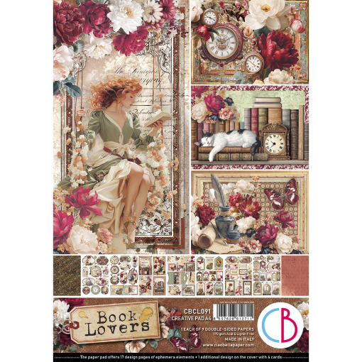 Picture of Ciao Bella Book Lovers – A4 Creative Pad, 9 Φύλλα Διπλής Όψης