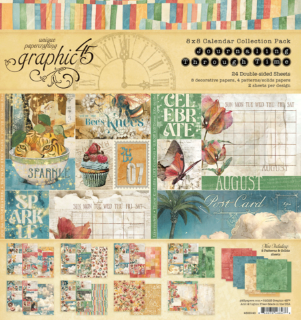 Picture of Graphic 45 Journaling Through Time – 8x8 Collection Pack Σετ Χαρτιών Scrapbooking