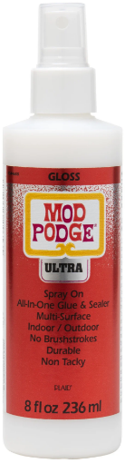 Picture of Plaid Mod Podge Ultra Spray-On Gloss 236ml (8 fl oz) – Διάφανο Γυαλιστερό Σπρέι Κόλλας & Sealer