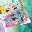 Picture of Dina Wakley MEdia Cling Stamps Collaged Portraits | Σετ Σφραγίδων με Κολάζ Πορτρέτα