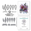 Picture of Spellbinders Beautifully Imperfect – Clear Stamp & Die Set Sculpted Scripted Floral Σετ Σφραγίδες & Λεπτές Μήτρες Κοπής