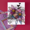 Picture of Spellbinders Beautifully Imperfect – Clear Stamp & Die Set Sculpted Scripted Floral Σετ Σφραγίδες & Λεπτές Μήτρες Κοπής