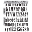 Picture of Stampers Anonymous Tim Holtz Σφραγίδες Cling – Worn Text