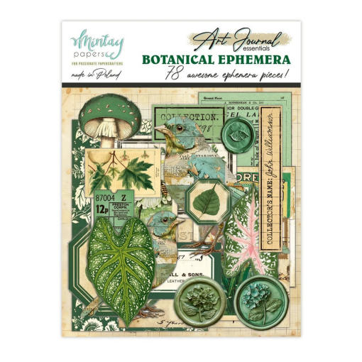Picture of Mintay Art Journal Ephemera Pack - Σετ Διακοσμητικά Die cuts, Botanical (78 Τεμ.)