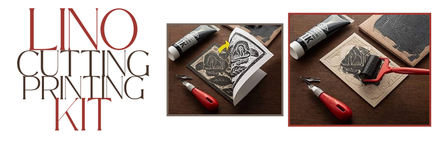 A kit. Endless ideas. The Essdee Linocut Kit is waiting for you!