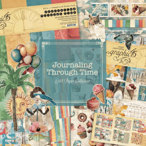 Picture of Graphic45 Journaling Through Time Scrapbooking Collection - Συλλογή Scrapbooking