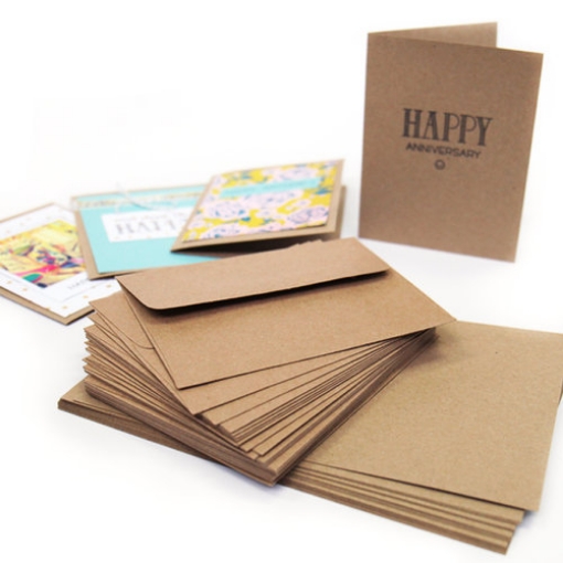 Picture of American Crafts Colorbok A2 Cards & Envelopes – Kraft Κάρτες & Φάκελοι, 100 τεμ.
