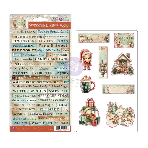 Picture of Prima Marketing Twinkle & Treats Chipboard Stickers - Αυτοκόλλητα Διακοσμητικά 