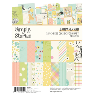 Picture of Simple Stories Say Cheese Classic Pooh Baby 6" x 8" Paper Pad | Μπλοκ Χαρτιών 24 Φύλλα