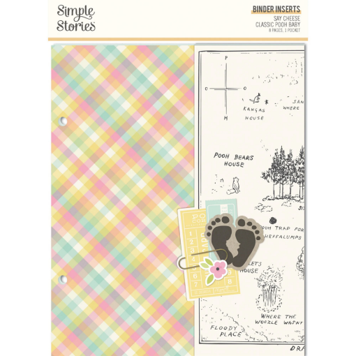 Picture of Simple Stories Say Cheese Classic Pooh Baby 6x8 Binder Inserts | Εσωτερικές Σελίδες Album 9 τεμ.