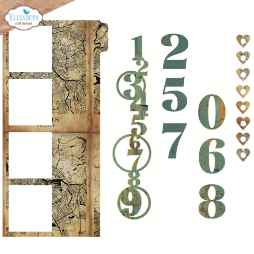 Picture of Elizabeth Craft Designs Winter Wanderlust Window Overlay 2 Die Set – Σετ Μητρών Κοπής Window Overlay, 9 τεμ.